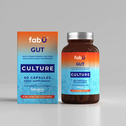 FabU Gut Culture 60 Capsules box and bottle