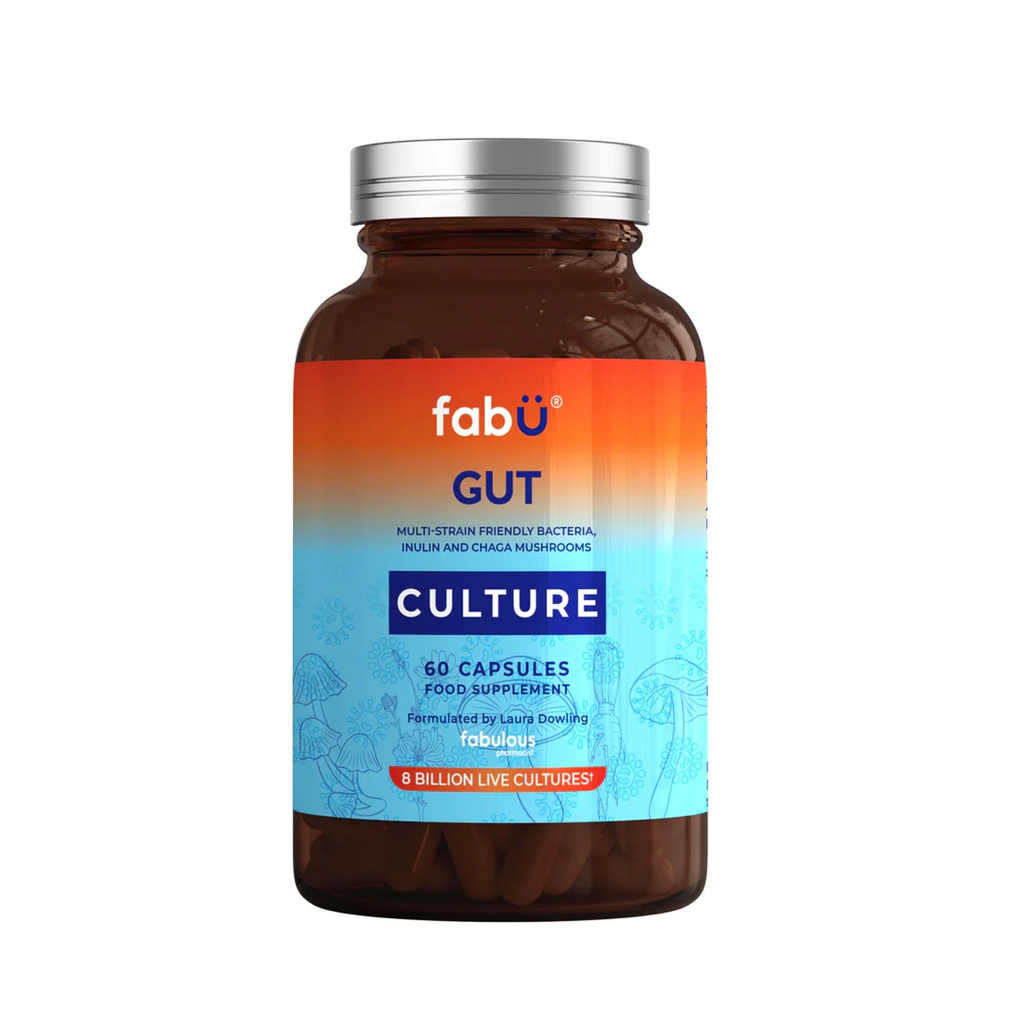 FabU Gut Culture 60 Capsules bottle