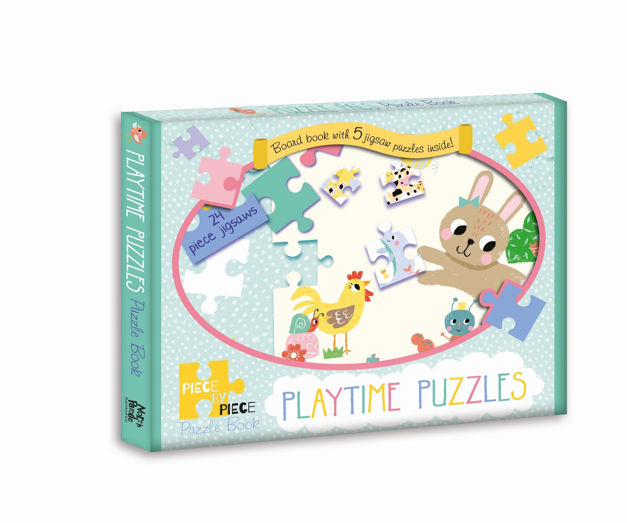 Jigsaw Books Playtime Puzzles Piece by Piece Puzzle