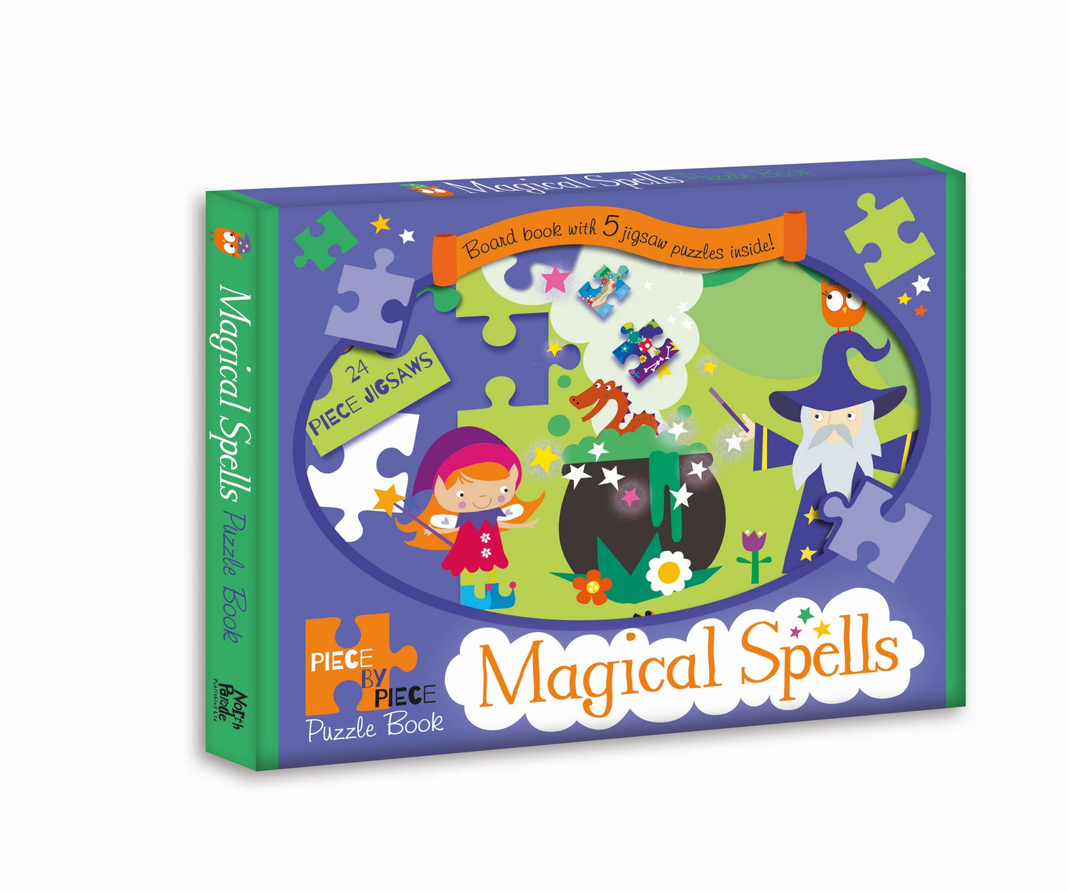 Jigsaw Books Magical Spells Piece by Piece Puzzle