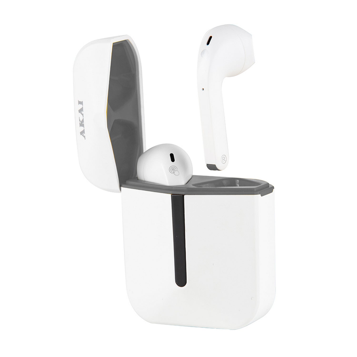 Akai Wireless Bluetooth Earbuds Slate Packshot 5