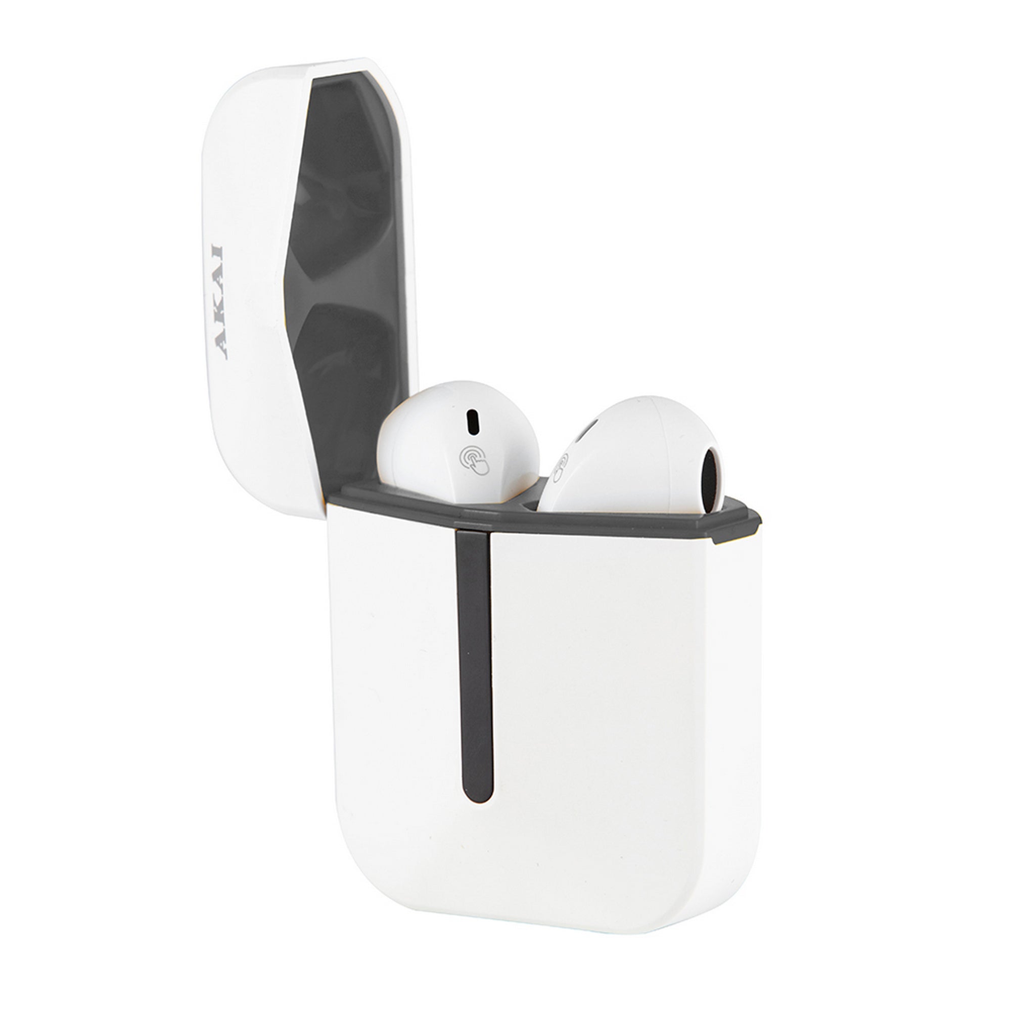 Akai Wireless Bluetooth Earbuds Slate Open