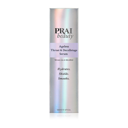 PRAI Ageless Throat & Decolletage Serum 120ml box