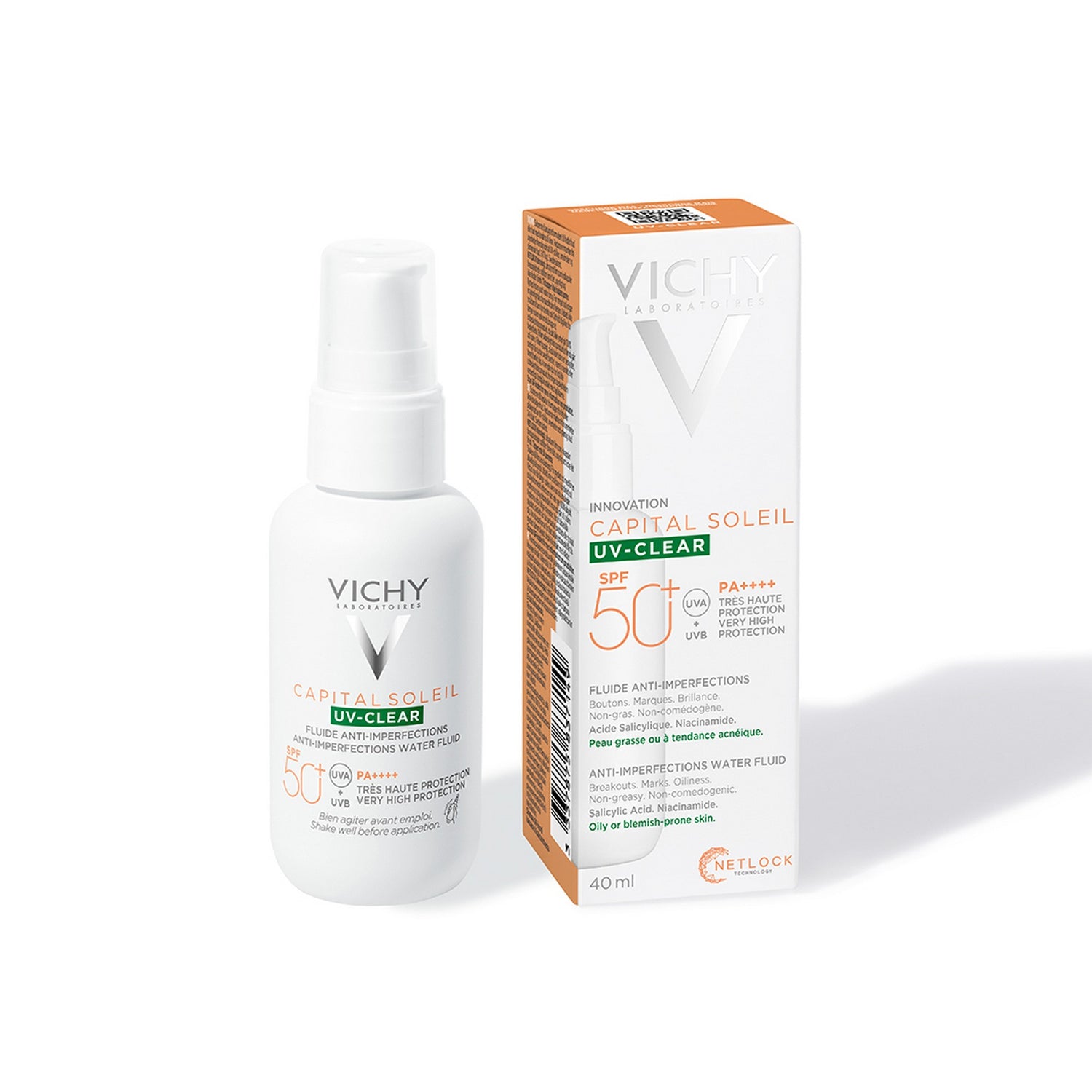 Vichy Capital Soleil UV-Clear SPF50+ Protection for Blemish-Prone Skin 40ml
