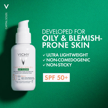 Vichy Capital Soleil UV-Clear SPF50+ Protection for Blemish-Prone Skin 40ml