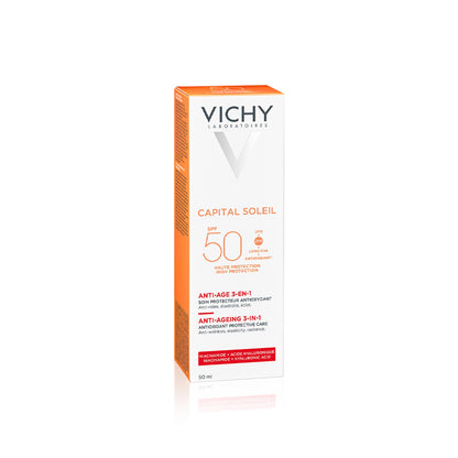 Vichy Ideal Soleil Anti-Ageing Sun Lotion SPF50 50ml Box