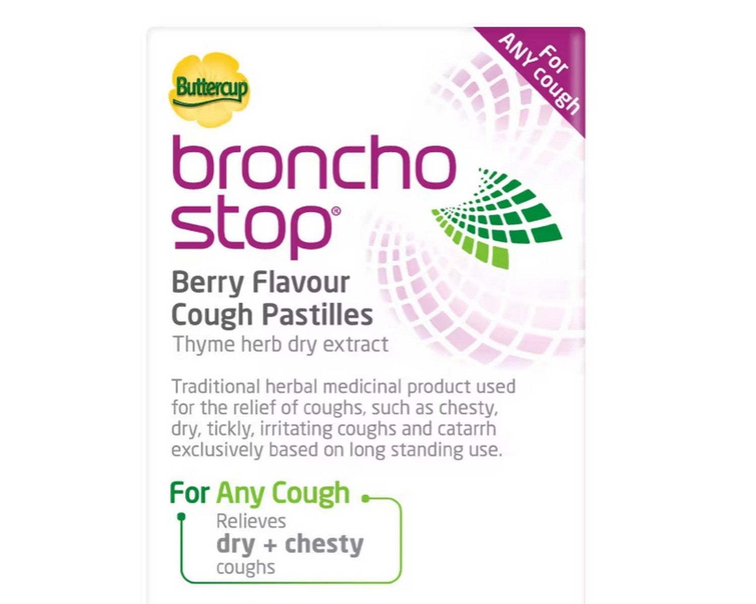 BronchoStop Berry Flavour Cough Pastilles 20