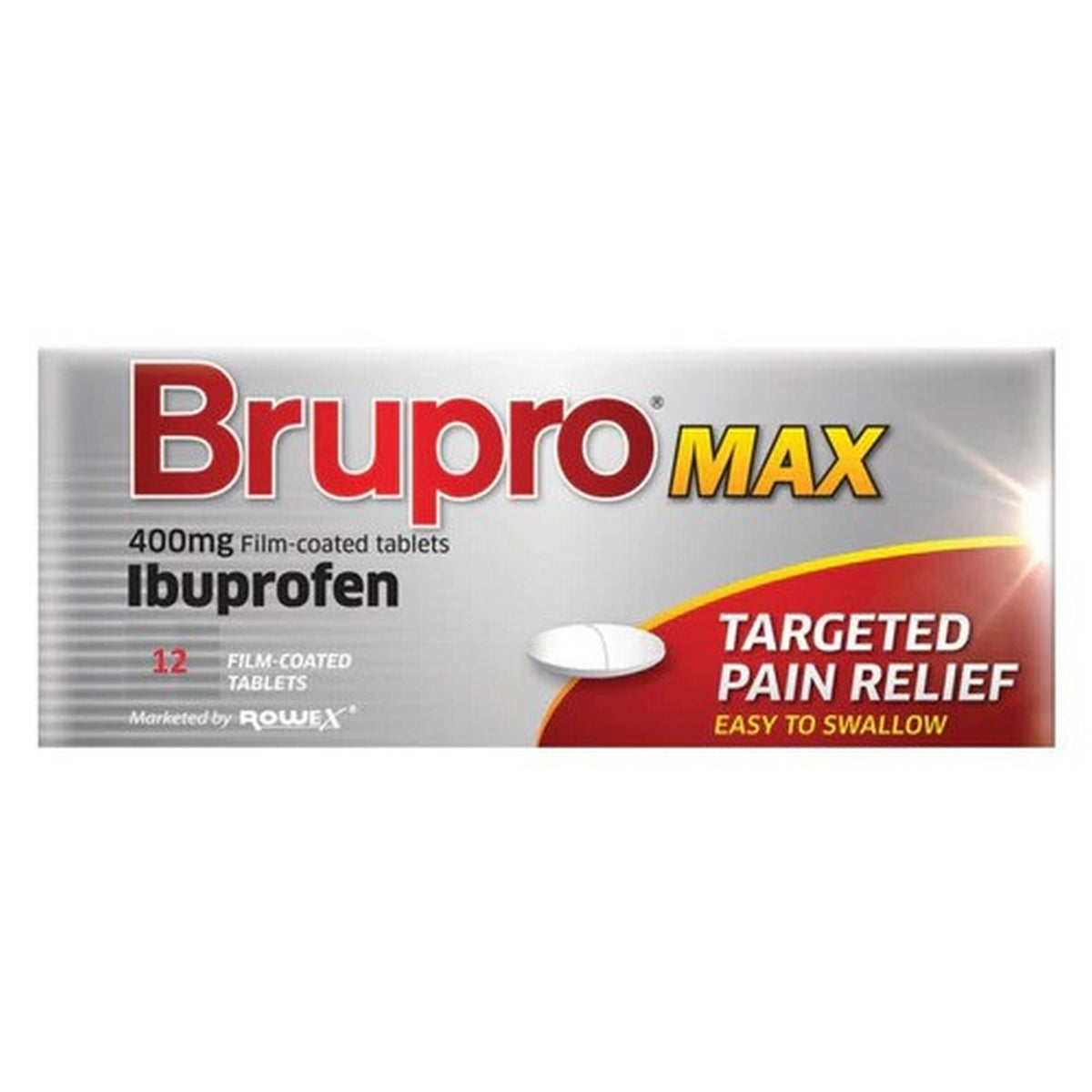 Brupro Max 400MG FC Tabs Ibuprofen 12 Tabs – McCabes Pharmacy