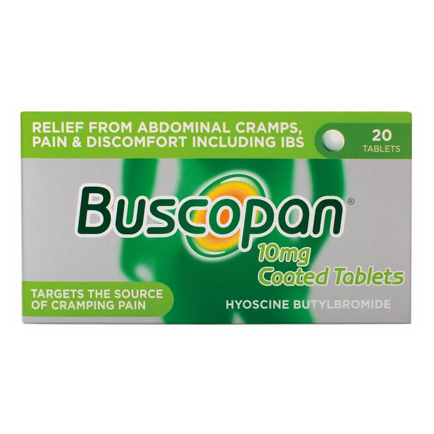 Buscopan 10mg 20 Tablets