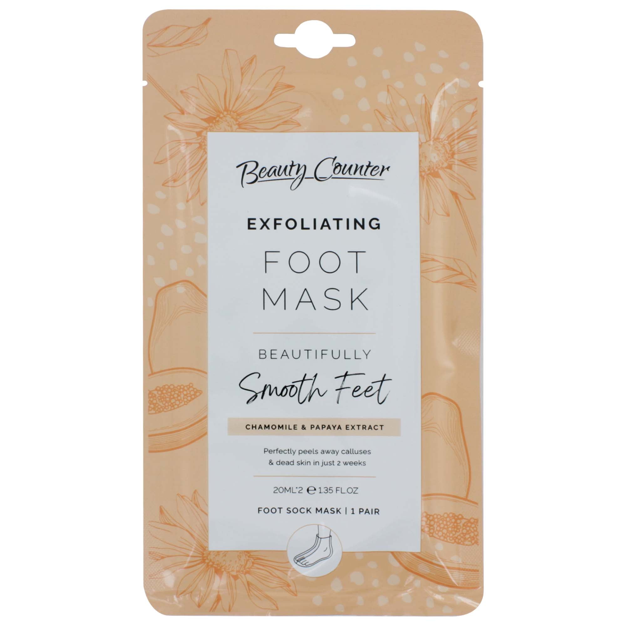 Beauty Counter Exfoliating Foot Mask