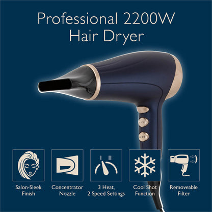 Carmen Twilight 2200W Hair Dryer Packshot