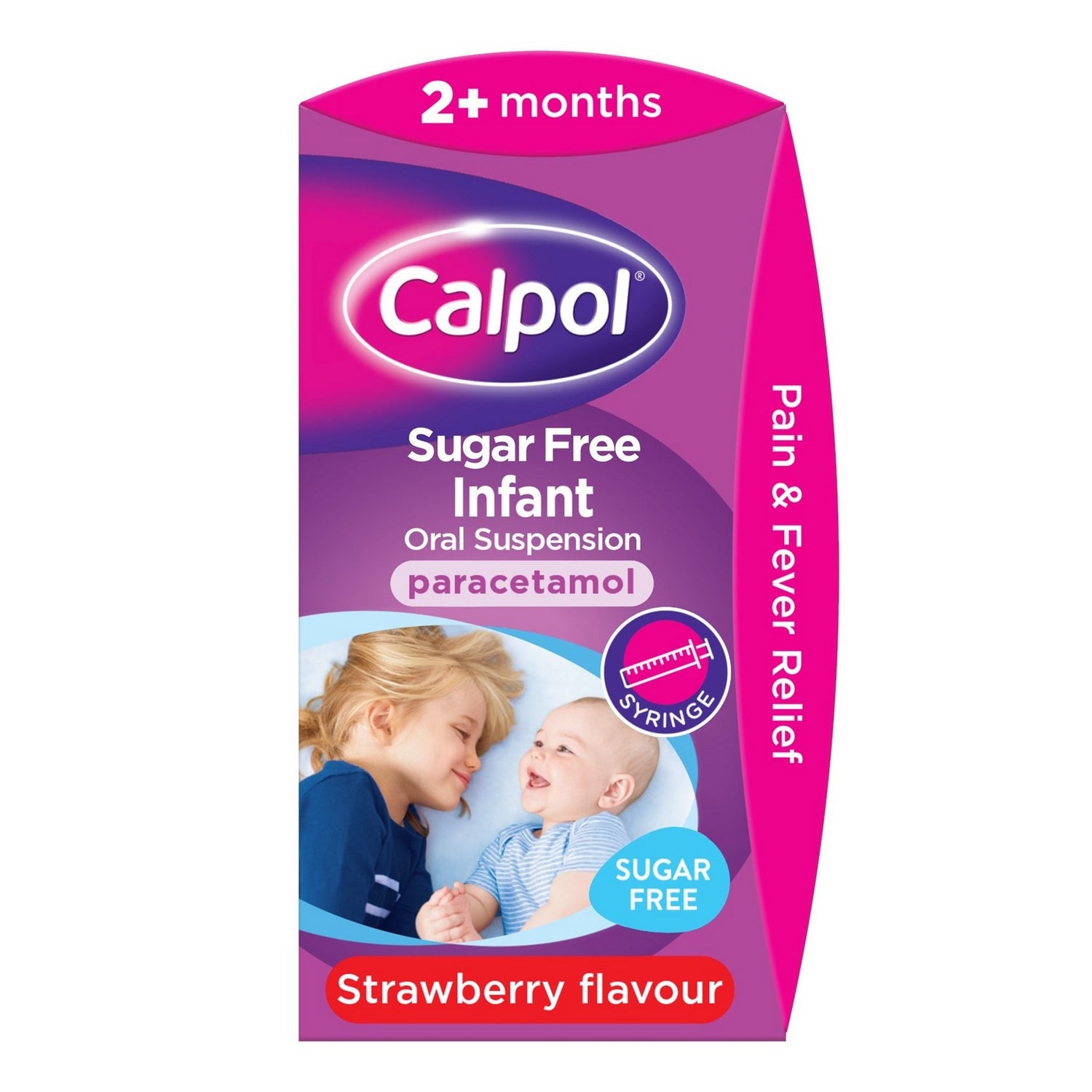 Calpol Infant Suspension Paracetamol Sugar Free 60ml