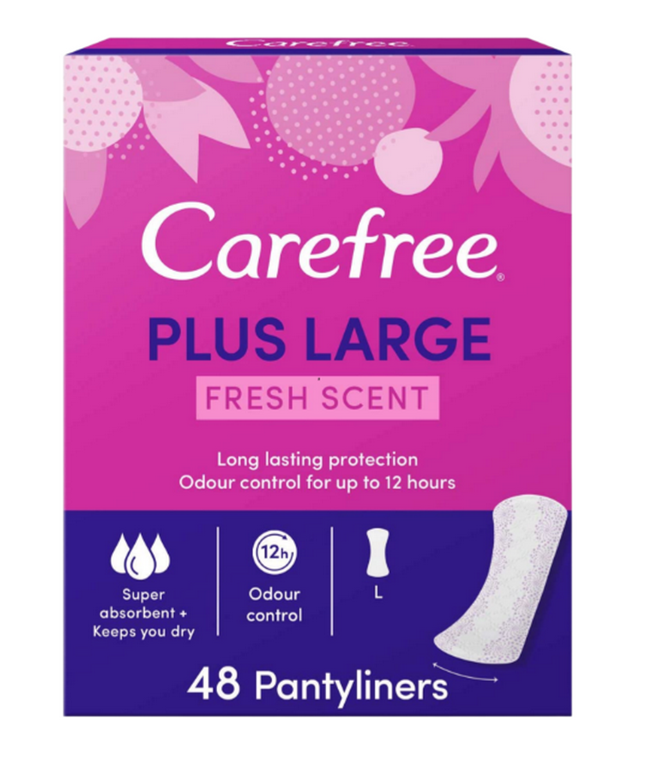 Carefree Large Fresh Value Pack 48S