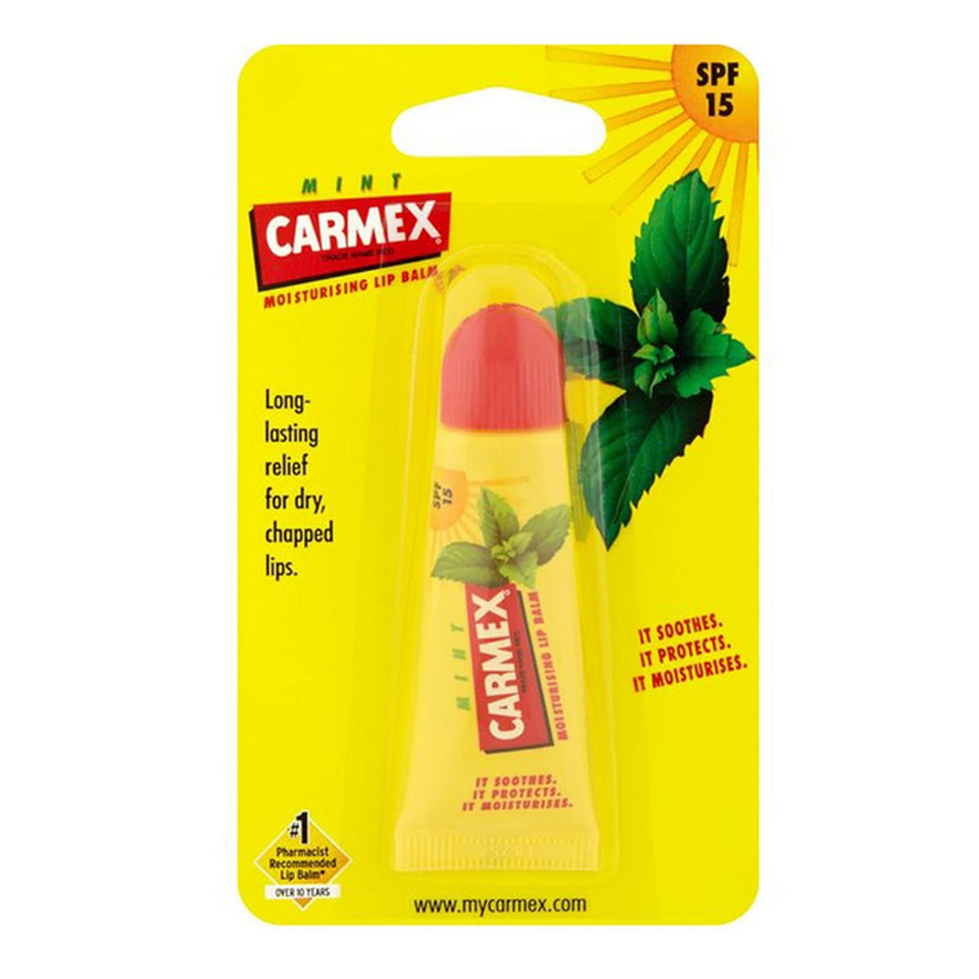 Carmex Mint Lip Balm Tube 10G
