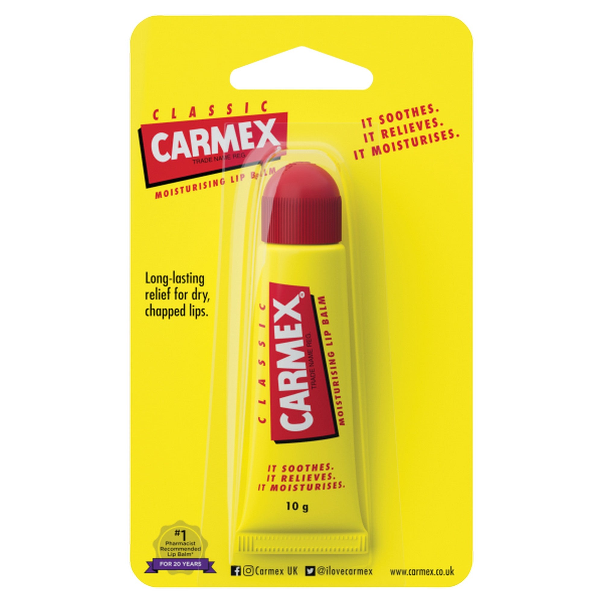 Carmex Original Lip Balm Tube 10G