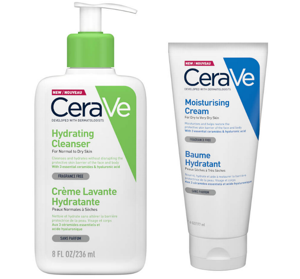 Cerave Hydrating Cleanser Bundle