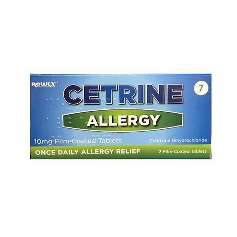 Cetrine Allergy 10mg Tablets (7)