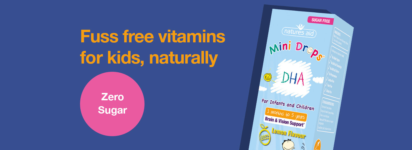 Natures Aid Children's Vitamins Brand Page Banner