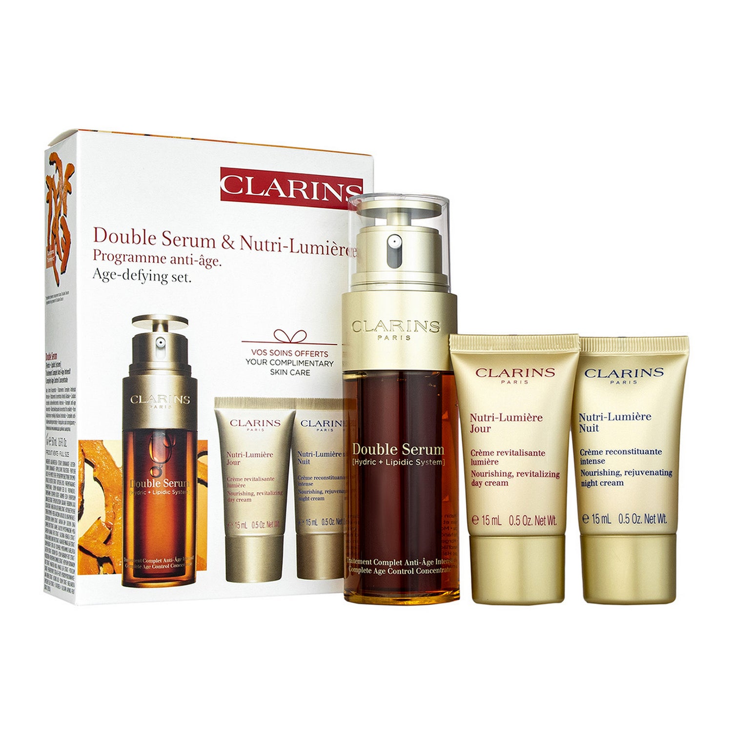 Clarins Double Serum 50ml &amp; Nutri-Lumiere Value Pack