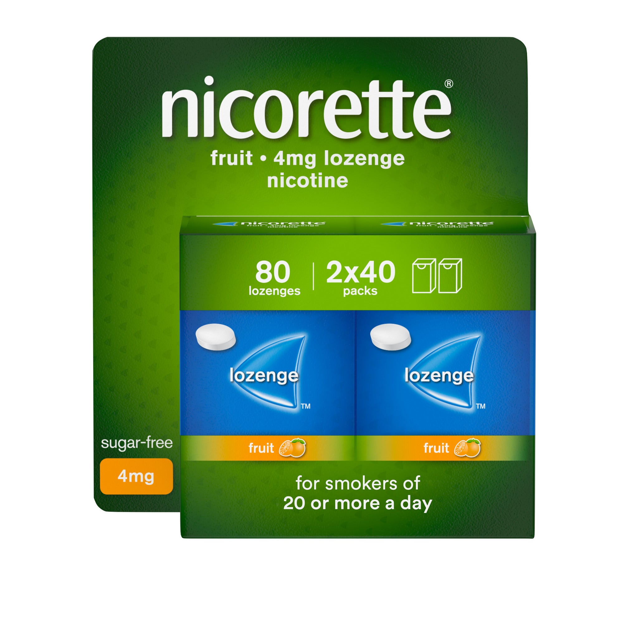 Nicorette Fruit Lozenge 4MG 80S | McCabes Pharmacy – McCabes Pharmacy
