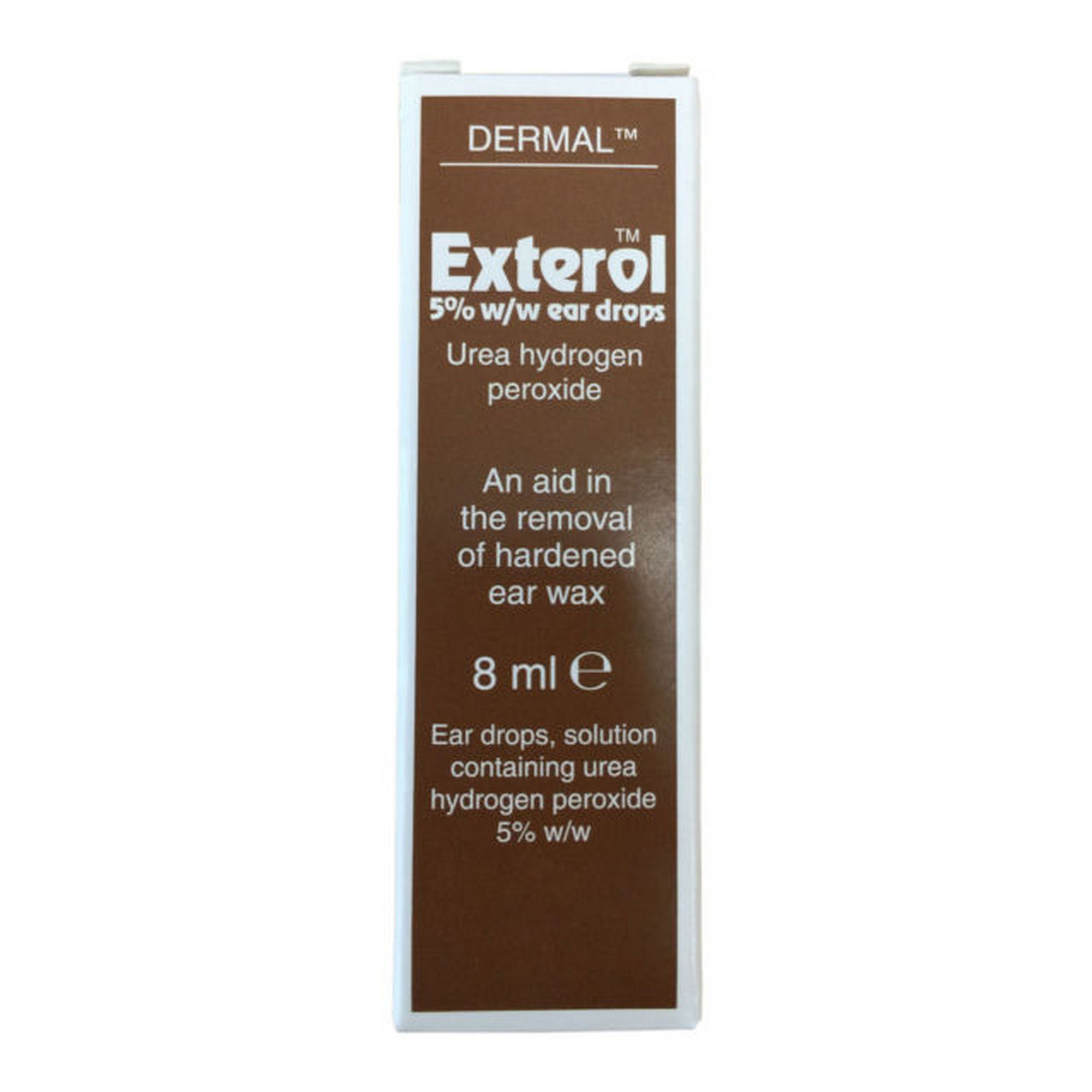Exterol 5% w/w Ear Drops Solution 8ml