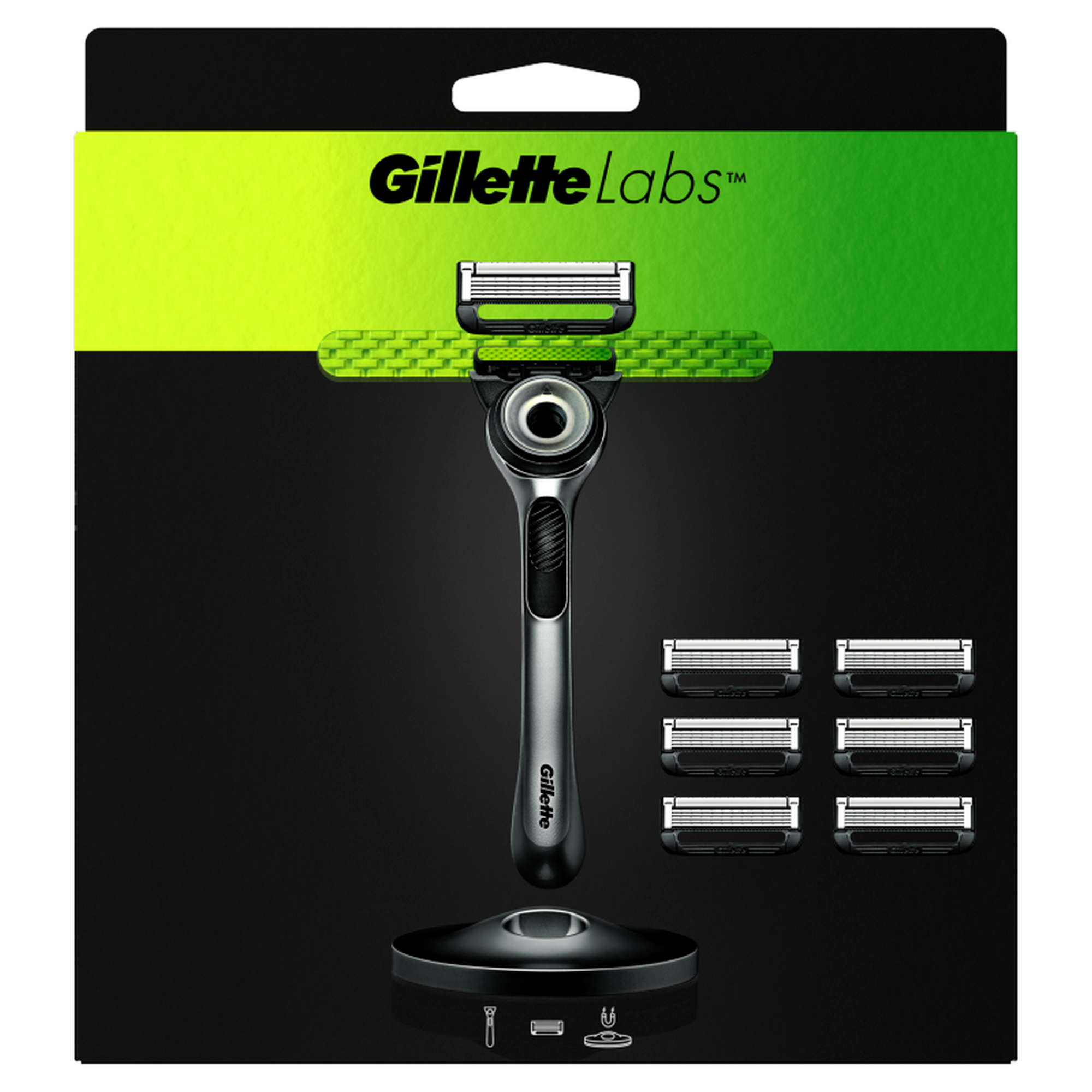 Gillette Labs Value Pack Razor + 7 Blades - Free shipping over €48 ...