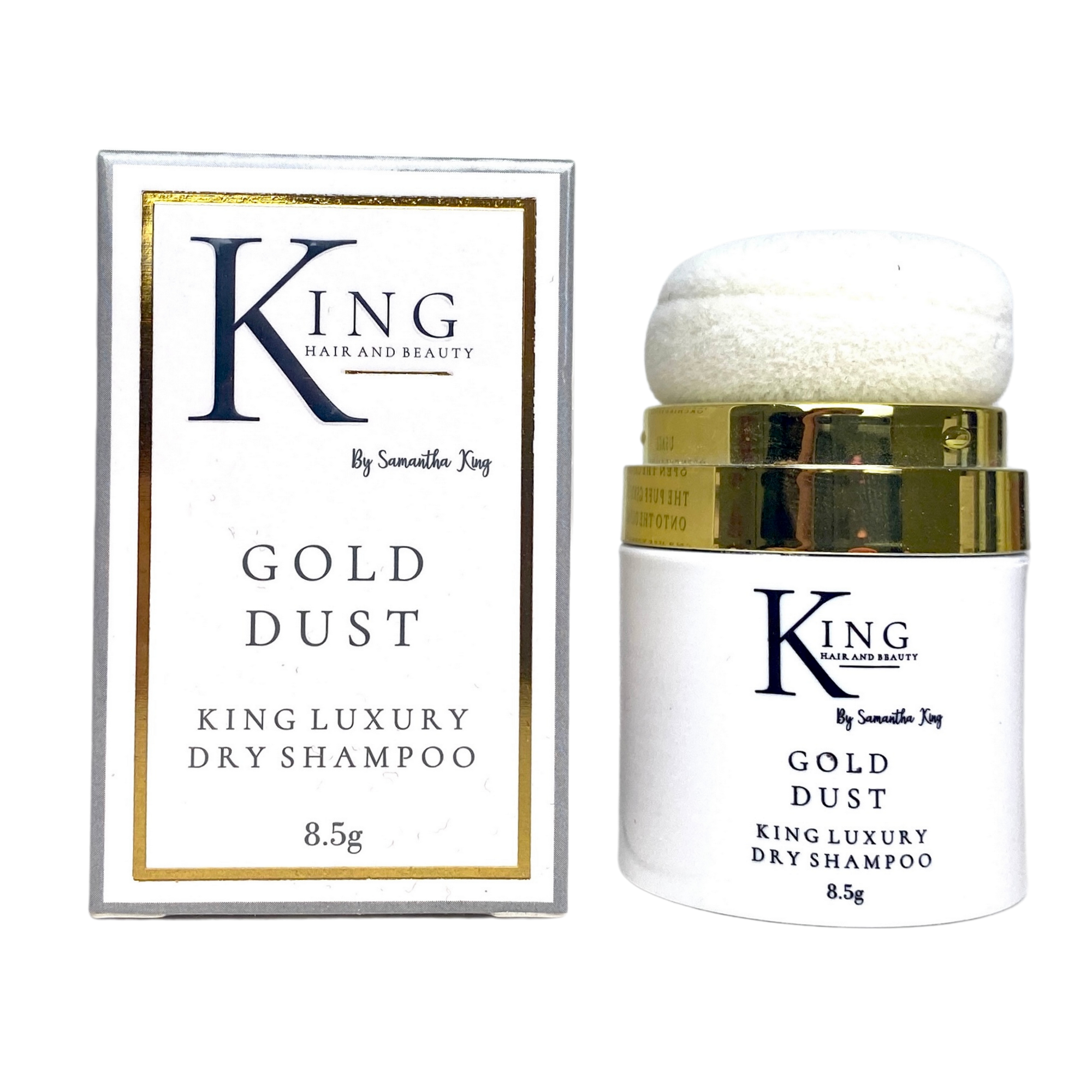 King Hair &amp; Beauty Gold Dust - Dry Shampoo 8.5g