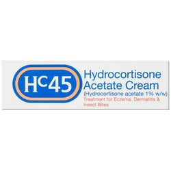 Hc45 Hydrocortisone Acetate Cream 1% w/w (15G) Hc45 Hydrocortisone Acetate Cream 1% w/w (15G)