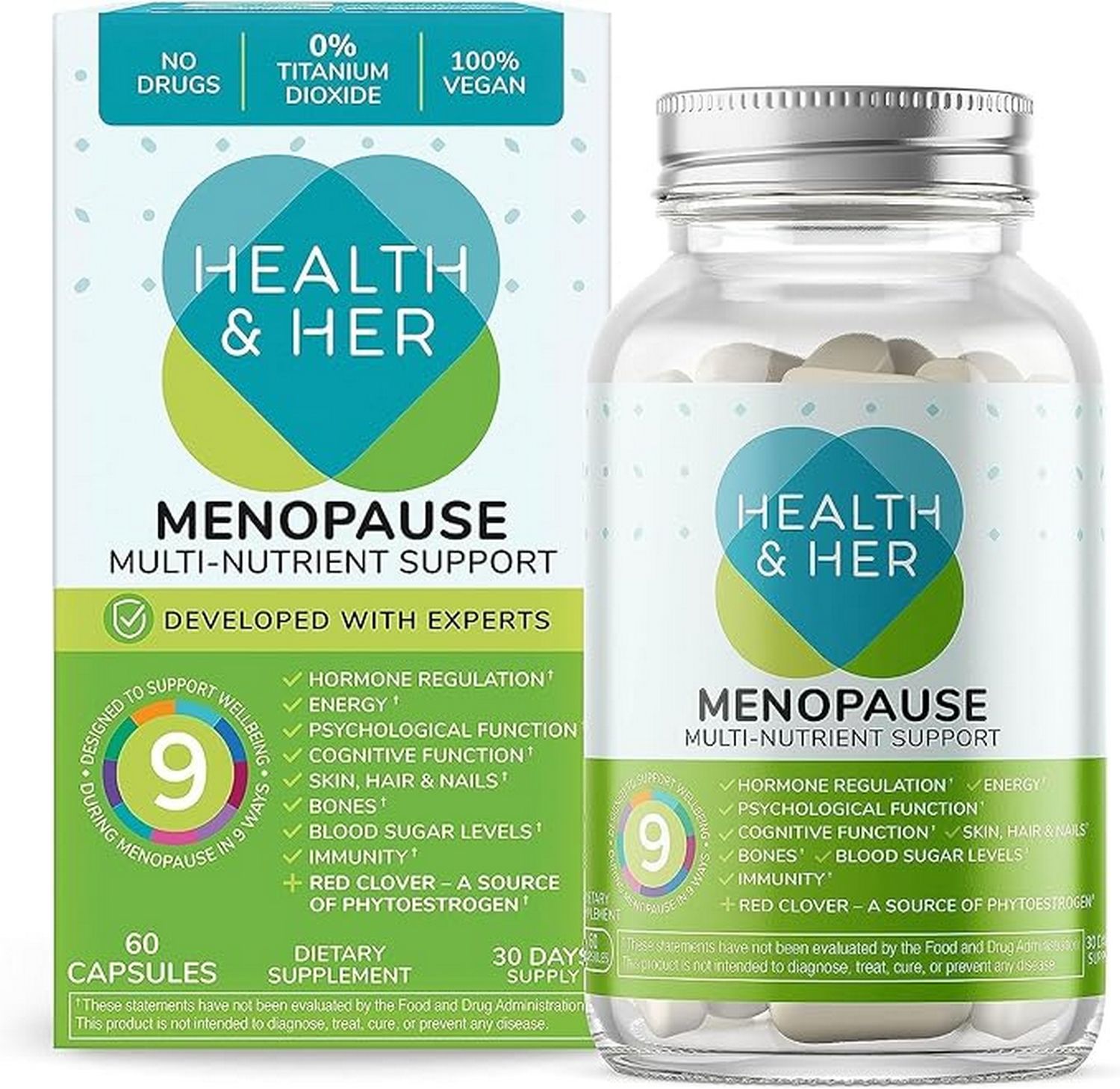 Health &amp; Her Menopause Multi Nutrient Support Supplement 60S