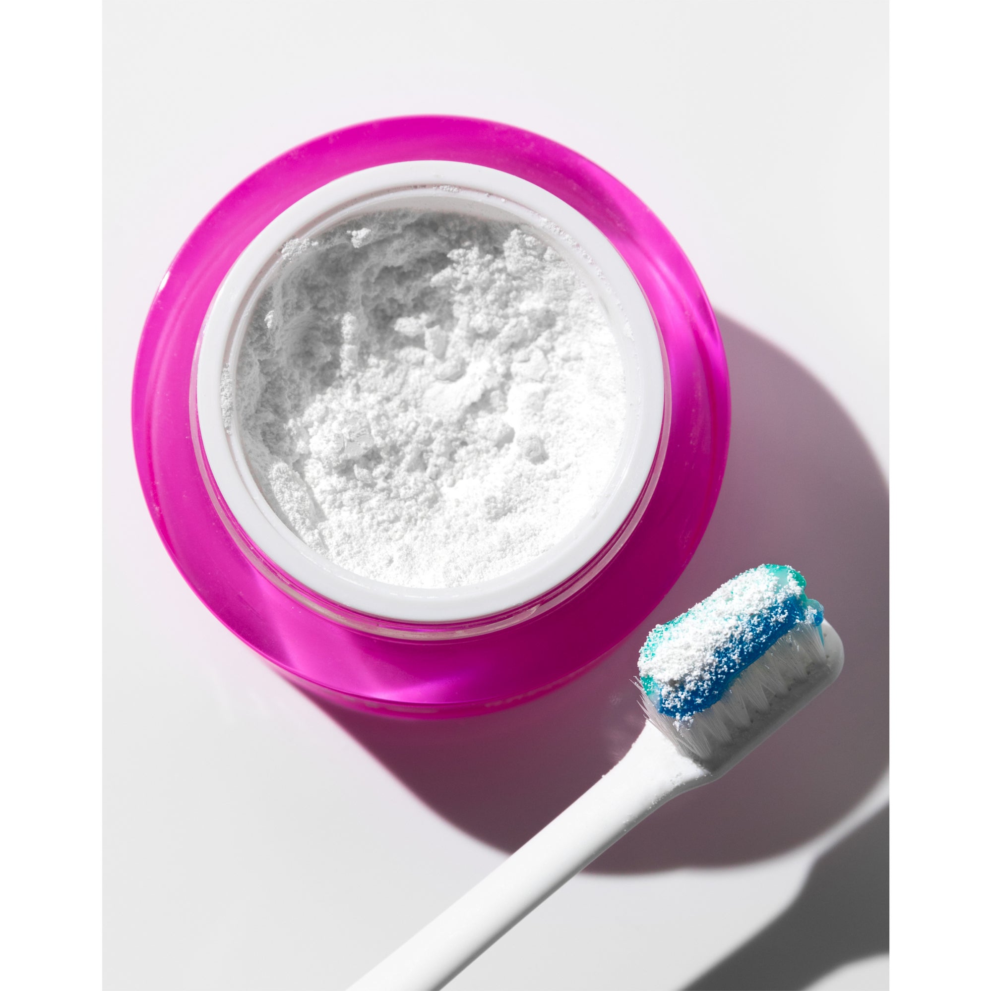 Hismile PAP+ Whitening Powder 12g lid of with brush