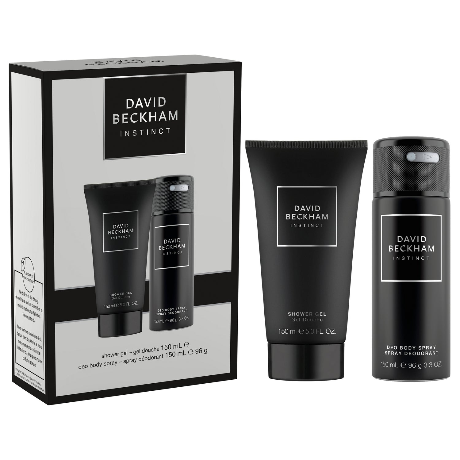 DAVID BECKHAM INSTINCT SHOWER GEL + DEODORANT SET