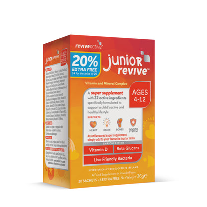 Revive Active Junior Vitamin &amp; Mineral Complex 20% Extra Free