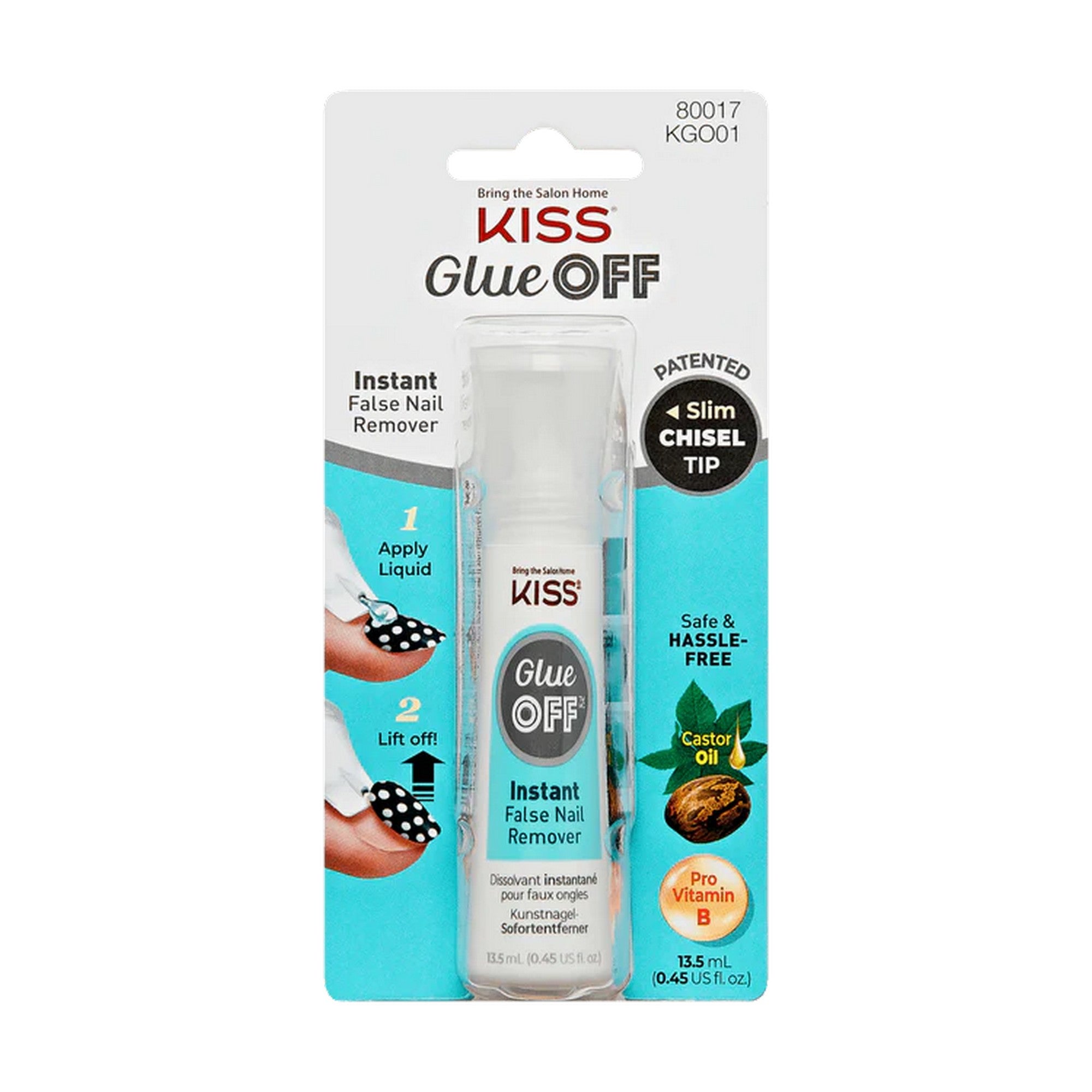 Kiss Glue Off False Nail Remover 13.5ML