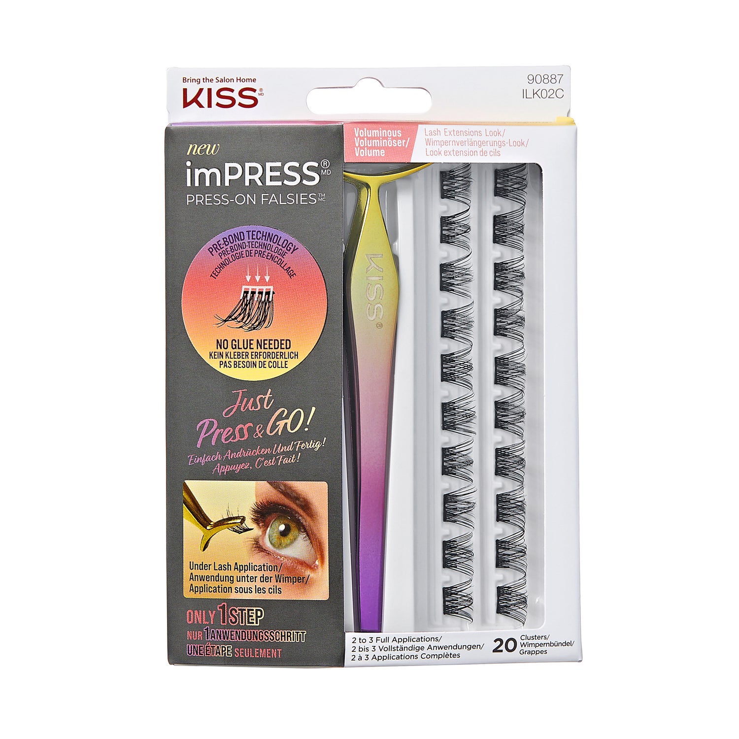 KISS IMPRESS PRESS ON FALSIES KIT 02 Box
