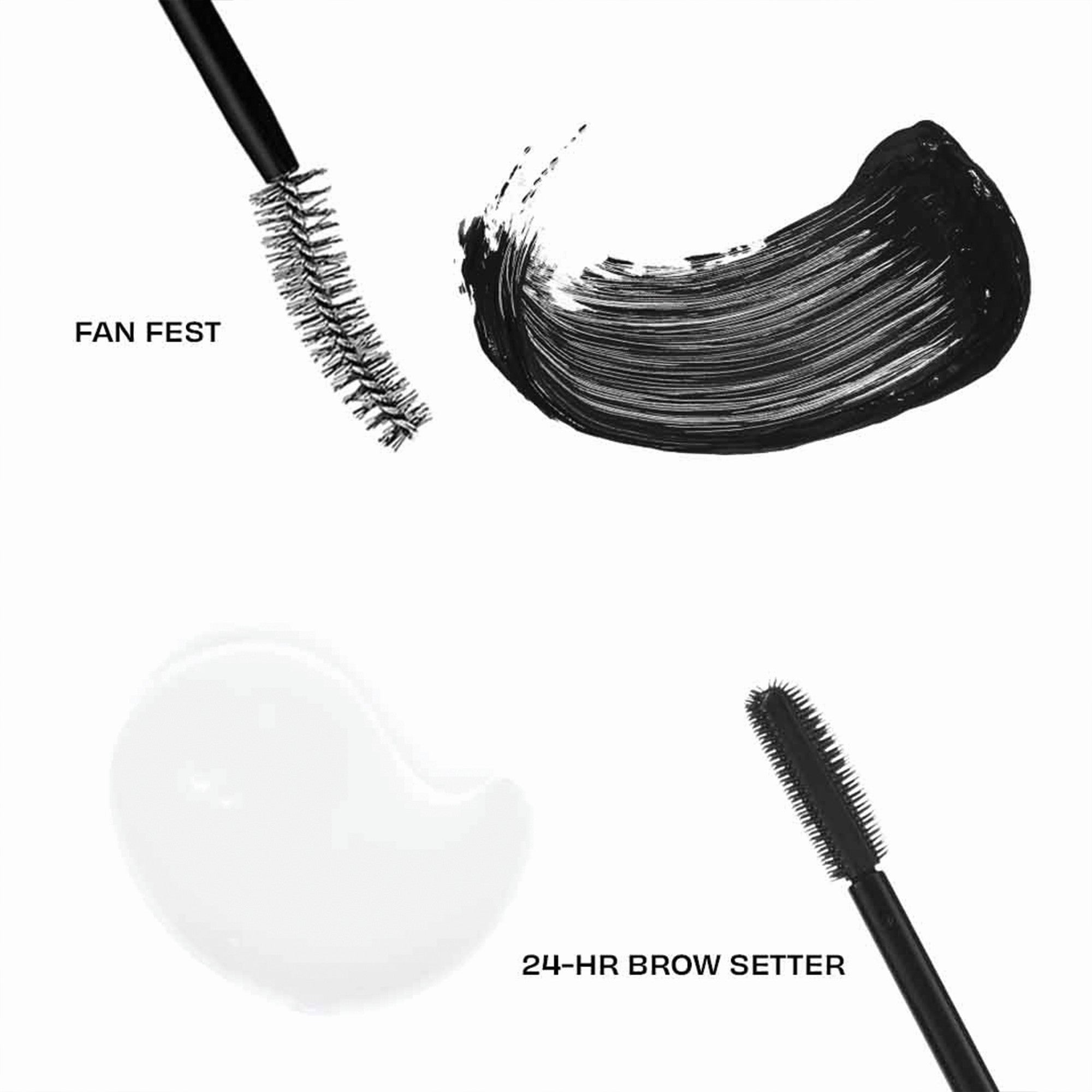 BENEFIT LASH &amp; BROW BELLS STOCKING STUFFER XMAS 2023 product swatches
