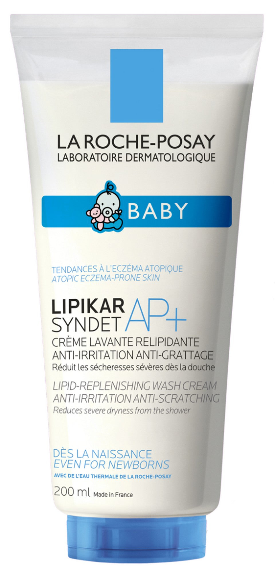 La Roche-Posay Lipikar Syndet Baby Body and Hair Wash 200ml