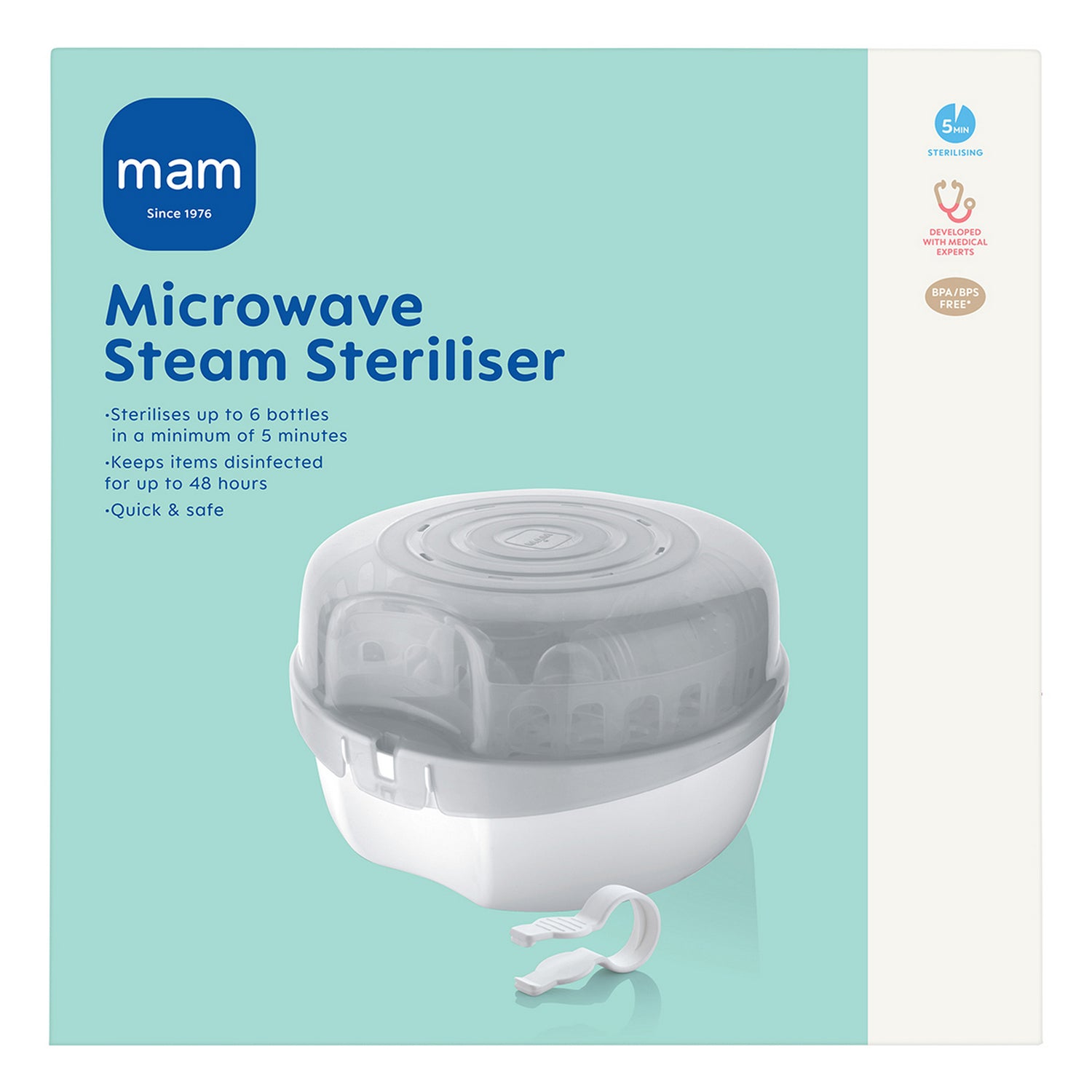 Mam Steam Microwave Steriliser Green