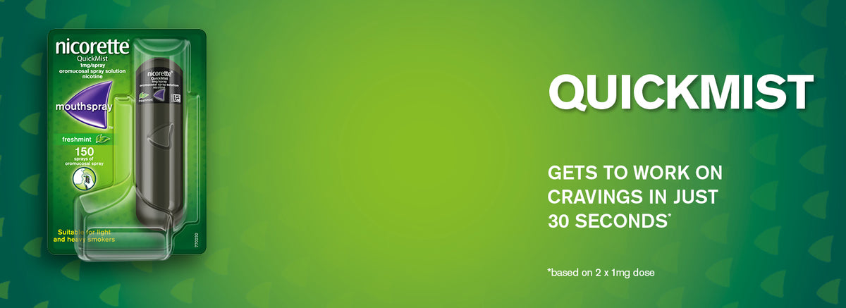 Nicorette Quickmist Banner