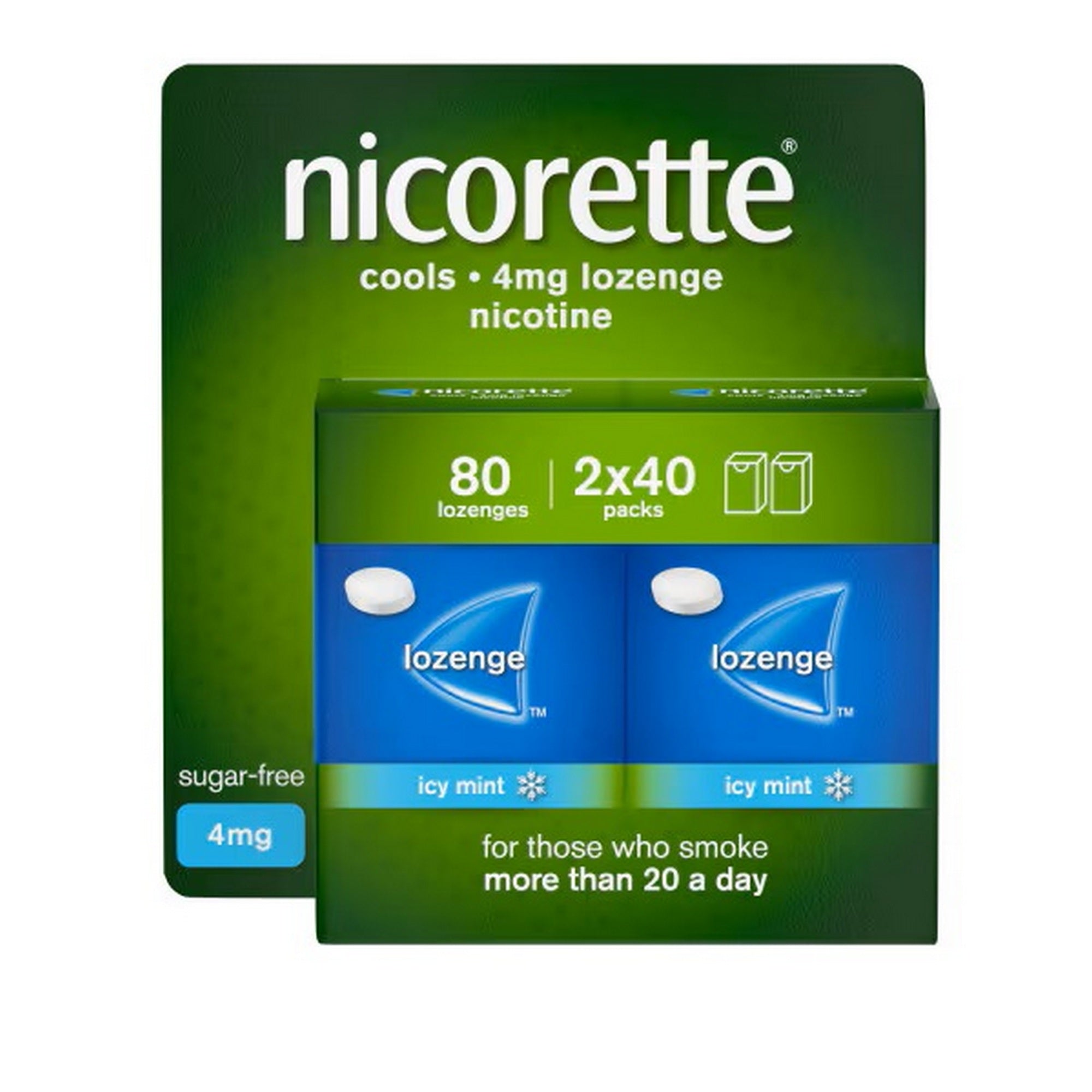 4箱☆NICOMEDICO Nicorette Cools 4MG Lozenges 80S | McCabes Pharmacy – McCabes Pharmacy
