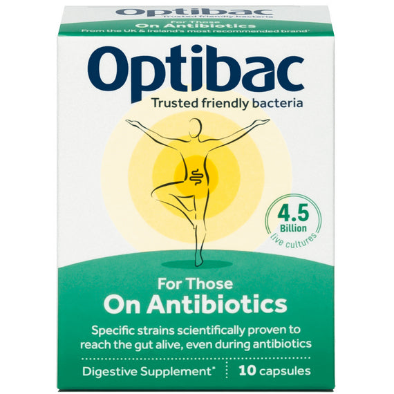 Optibac For Those On Antibiotics Capsules 10’s Front