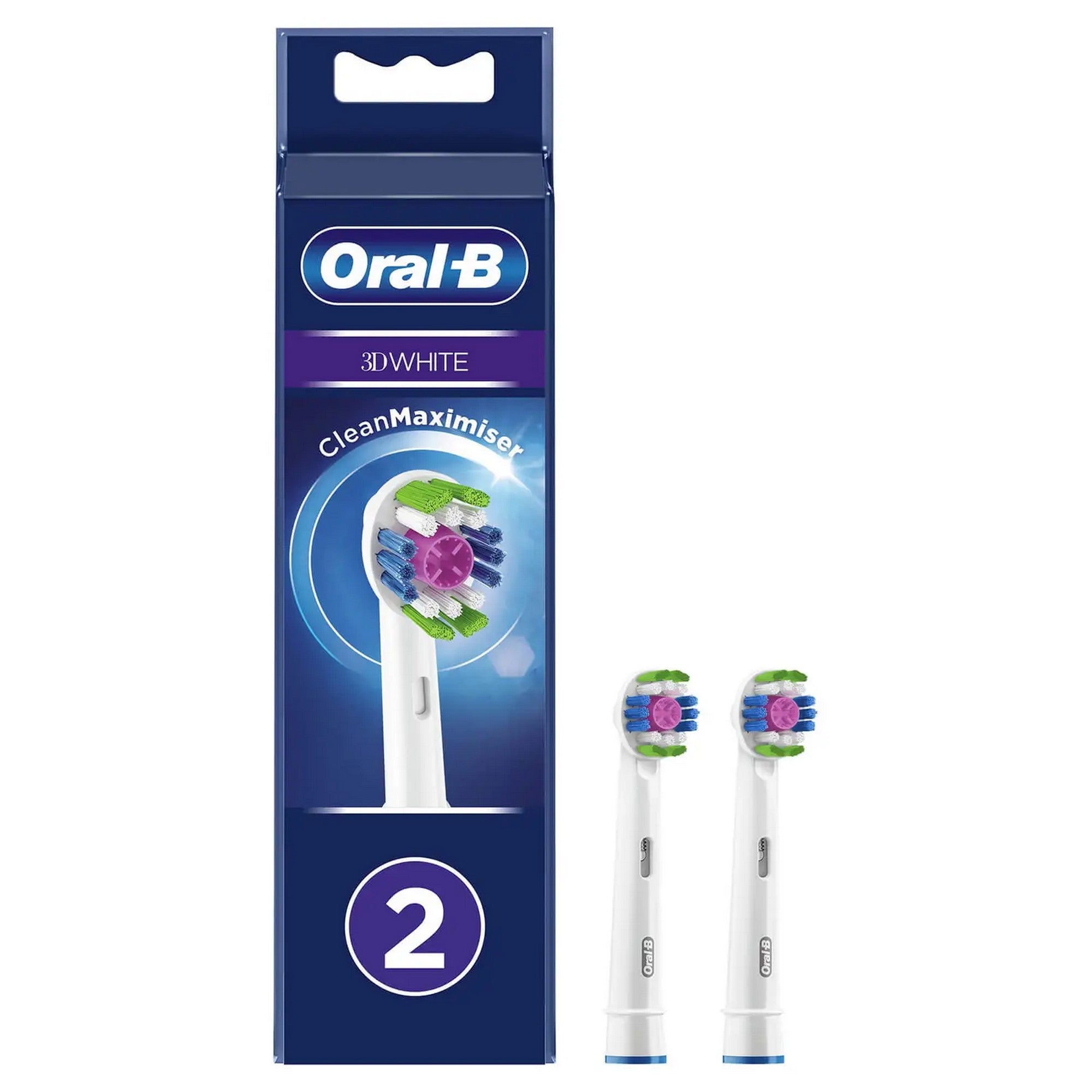 ORAL B 3D WHITE REFILL HEADS 2 PACK