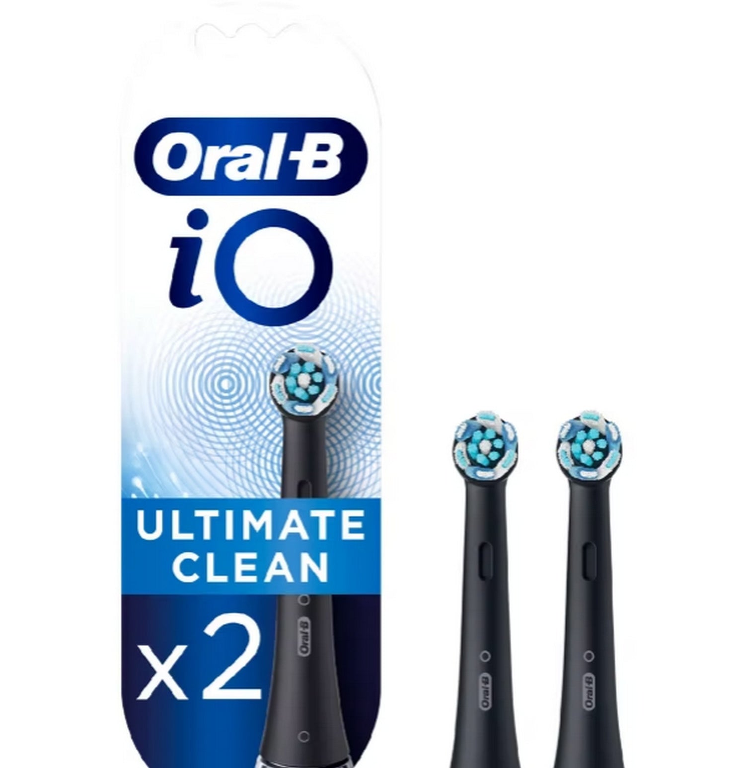 ORAL B IO ULTIMATE CLEAN REFILL HEADS BLACK 2 PACK