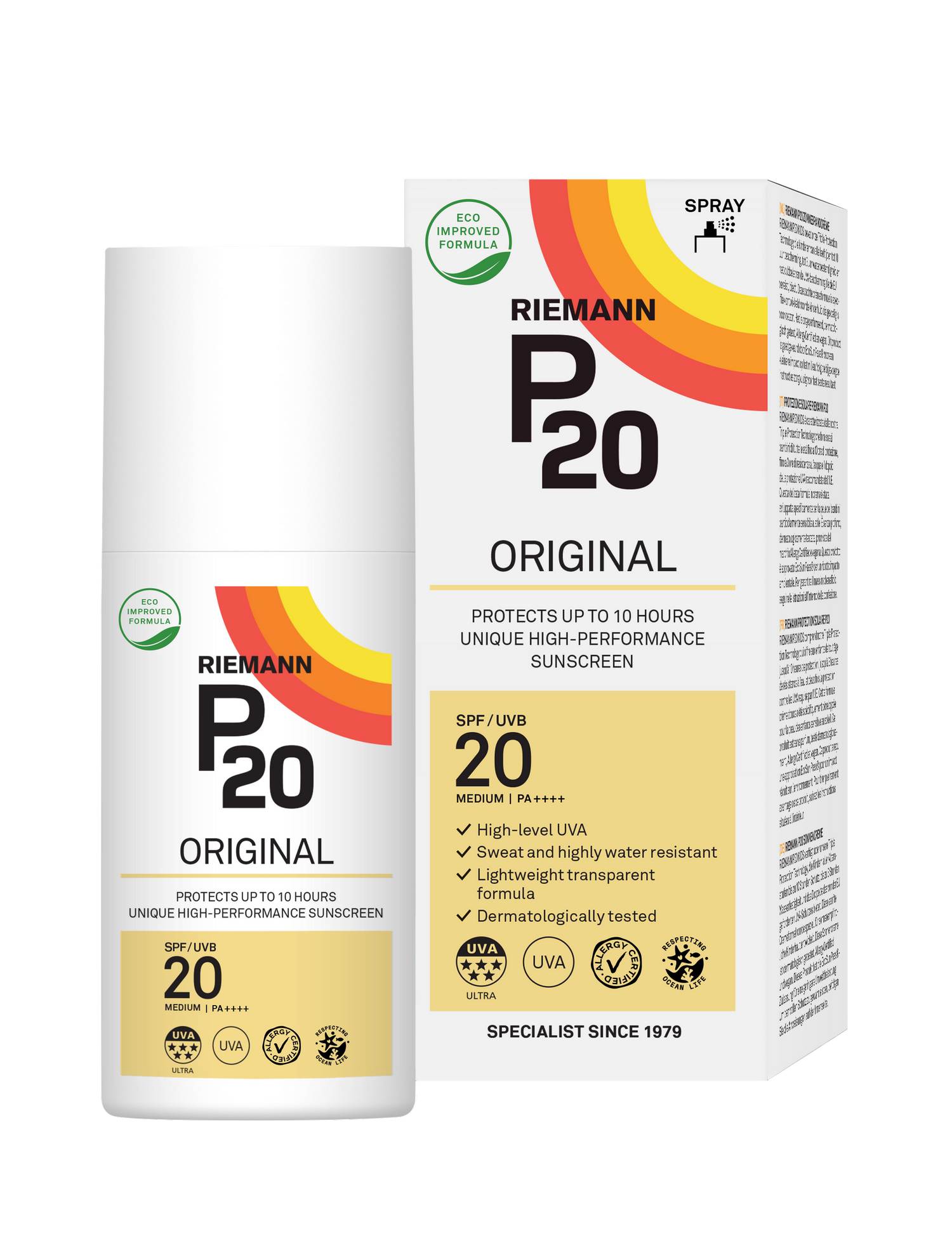 P20 Sun Protection Original Spray SPF20 175ML