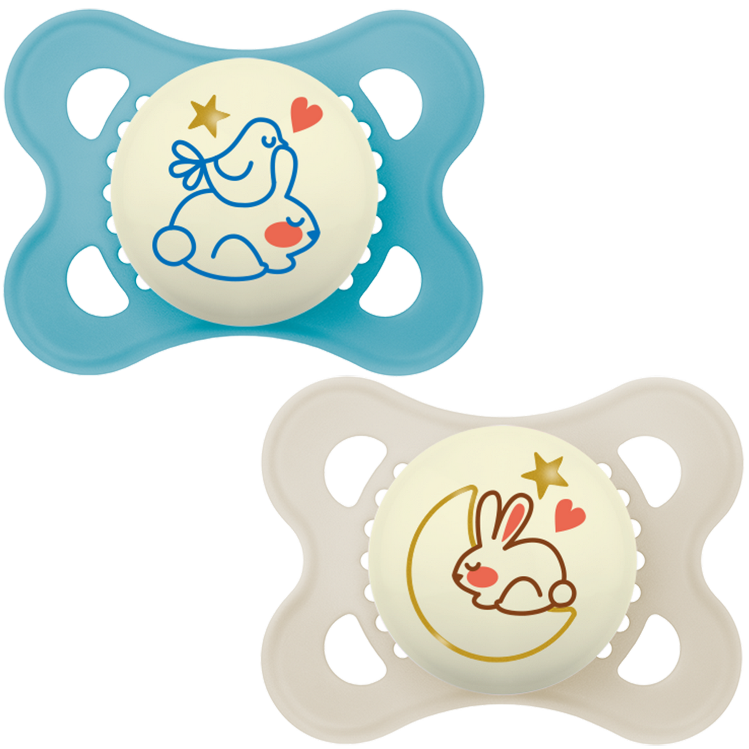 MAM Pure Night 2-6M Soother 2pk
