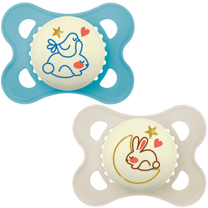 MAM Pure Night 2-6M Soother 2pk