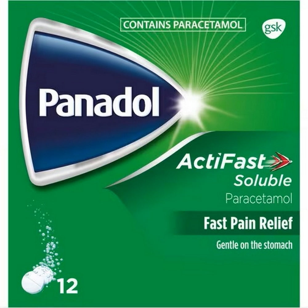 Panadol Actifast Soluble Tablets 12s