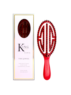 King Hair & Beauty The Jewel Hair Brush (1PCE / Deep Black) King Hair & Beauty The Jewel Hair Brush (1PCE / Deep Black)