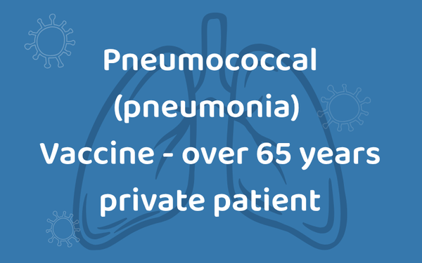 Pneumonia under over 65 - Private