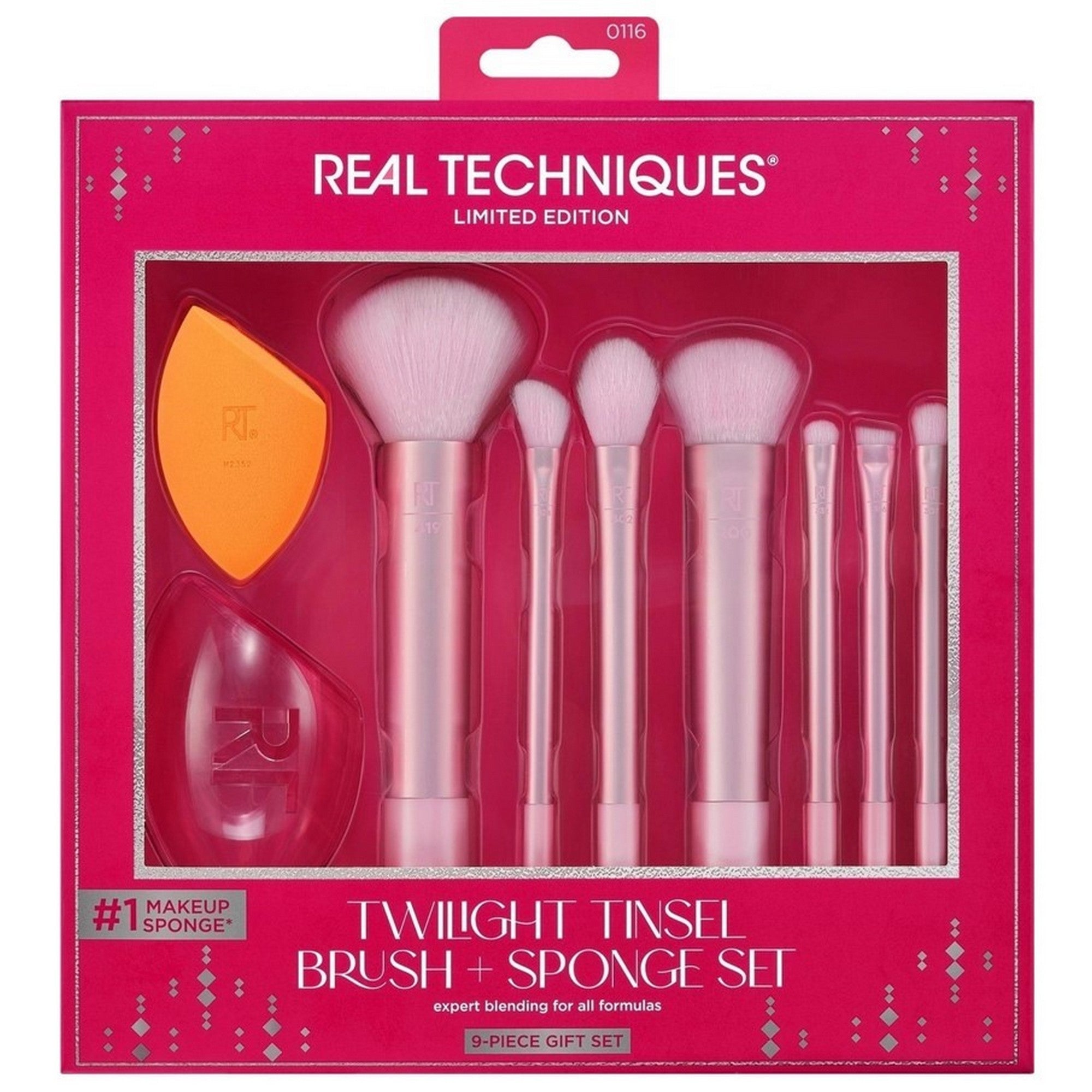 Real Techniques Twilight Tinsel Brush &amp; Sponge Set
