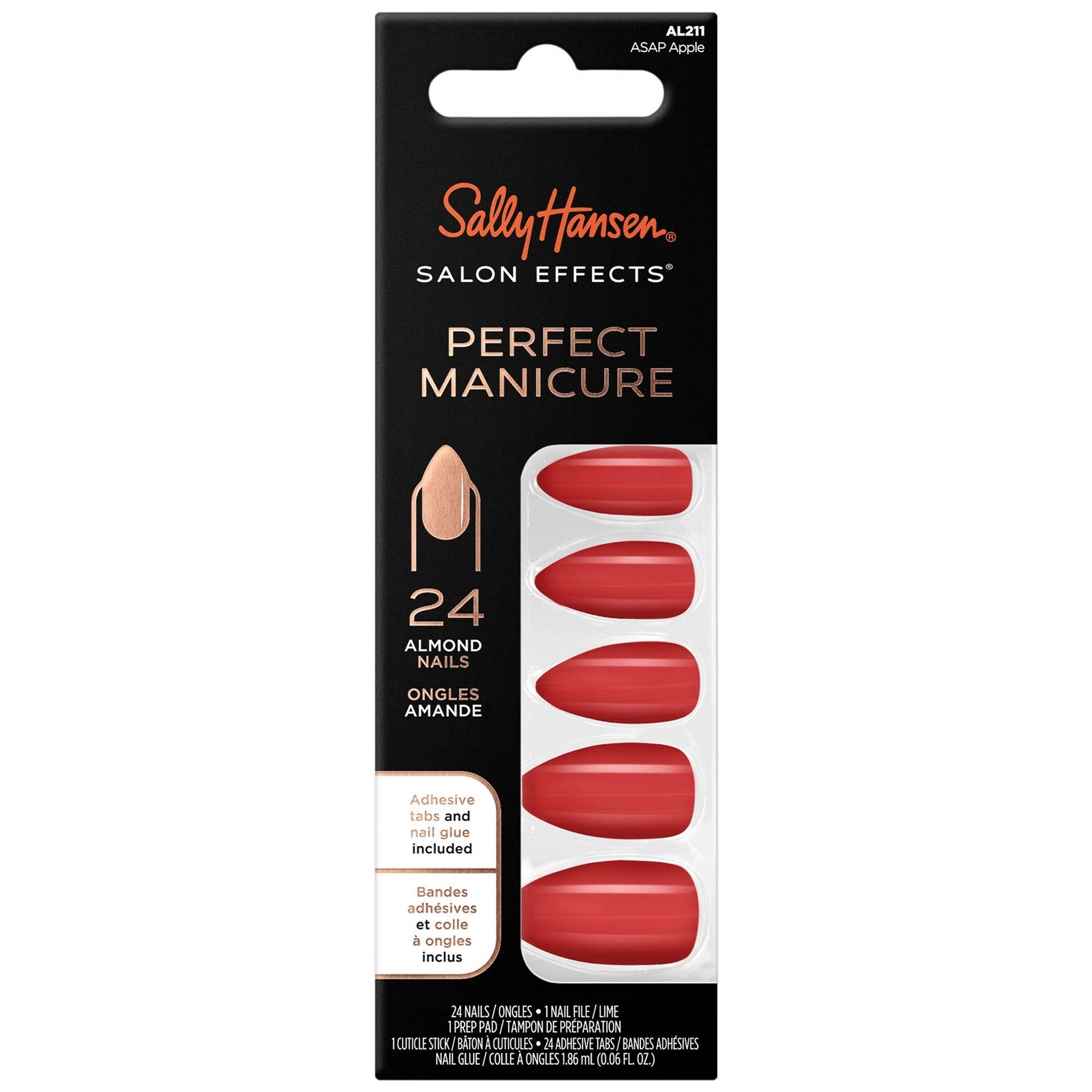 Sally Hansen Salon Effect Nails Almond Asap Apple